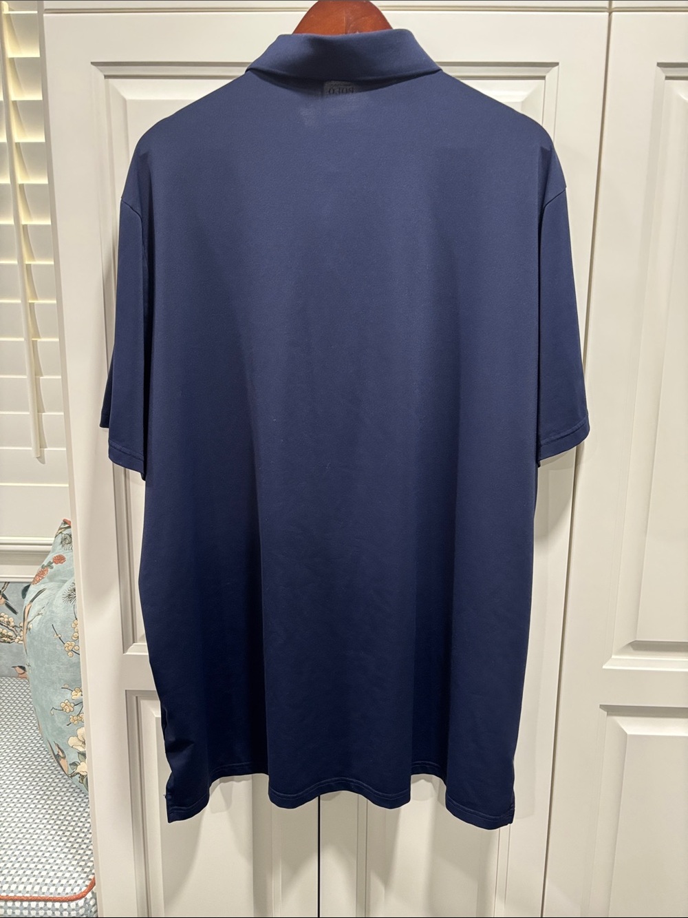 Polo by Ralph Lauren Navy Short-Sleeve Polo with Red Pony Logo - Picture 3 of 3
